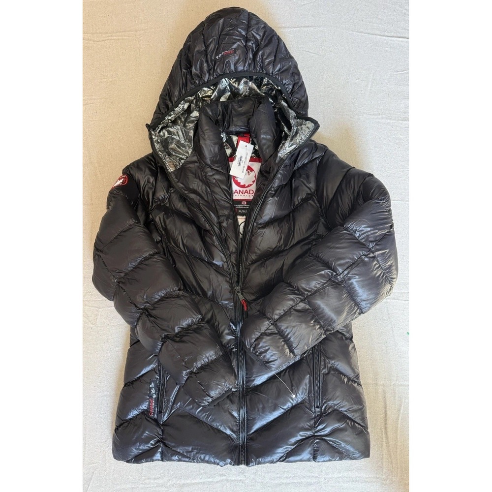 NWT Canada Weather Gear Quilted Puffer Double Zip Bomber Jacket Medium